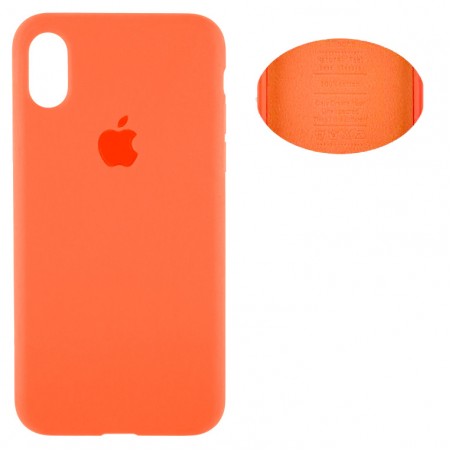 Чехол Silicone Cover Apple iPhone X , iPhone XS 5.8 оранжевый