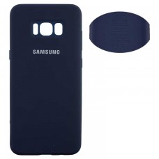 Чехол Silicone Cover Samsung S8 Plus G955 синий