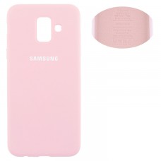 Чехол Silicone Cover Samsung A6 2018 A600 розовый