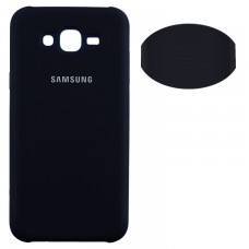 Чехол Silicone Cover Samsung J7 2015 J700, J7 Neo J701 черный