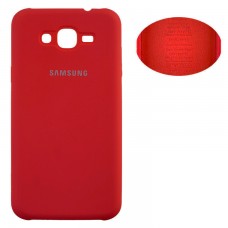 Чехол Silicone Cover Samsung J3 2016 J310, J320 красный
