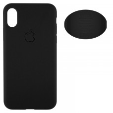 Чехол Silicone Cover Apple iPhone XS Max черный