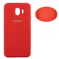Чехол Silicone Cover Samsung J4 2018 J400 красный