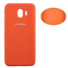 Чехол Silicone Cover Samsung J4 2018 J400 оранжевый