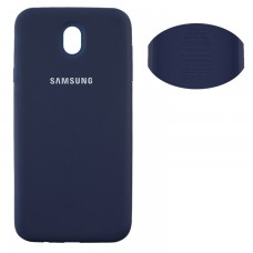 Чехол Silicone Cover Samsung J5 2017 J530 синий