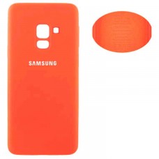 Чехол Silicone Cover Samsung J6 2018 J600 оранжевый