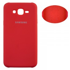 Чехол Silicone Cover Samsung J7 2015 J700, J7 Neo J701 красный