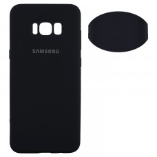 Чехол Silicone Cover Samsung S8 Plus G955 черный