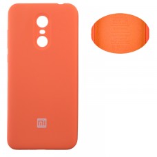 Чехол Silicone Cover Xiaomi Redmi 5 Plus оранжевый