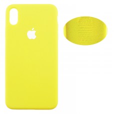 Чехол Silicone Cover Apple iPhone XR желтый