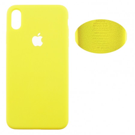 Чехол Silicone Cover Apple iPhone XS Max желтый