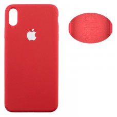 Чехол Silicone Cover Apple iPhone XS Max красный
