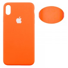 Чехол Silicone Cover Apple iPhone XS Max оранжевый