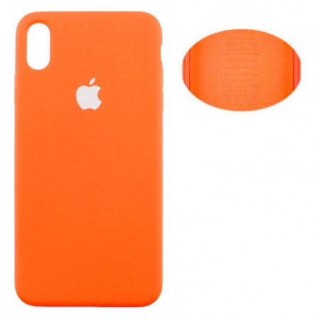 Чехол Silicone Cover Apple iPhone XS Max оранжевый