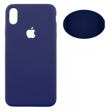 Чехол Silicone Cover Apple iPhone XS Max синий