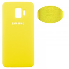 Чехол Silicone Cover Samsung J2 Core 2018 J260 желтый