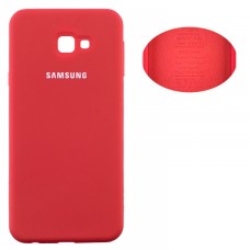 Чехол Silicone Cover Samsung J4 Plus 2018 J415 красный