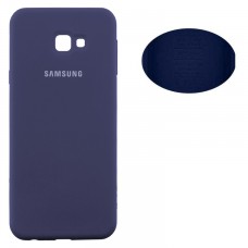 Чехол Silicone Cover Samsung J4 Plus 2018 J415 синий