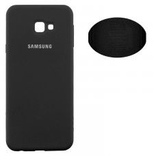 Чехол Silicone Cover Samsung J4 Plus 2018 J415 черный