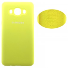 Чехол Silicone Cover Samsung J5 2016 J510 желтый