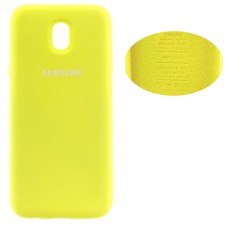 Чехол Silicone Cover Samsung J5 2017 J530 желтый