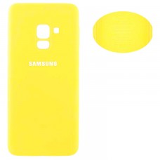 Чехол Silicone Cover Samsung J6 2018 J600 желтый