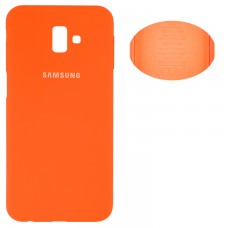 Чехол Silicone Cover Samsung J6 Plus 2018 J610 оранжевый