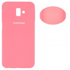 Чехол Silicone Cover Samsung J6 Plus 2018 J610 розовый