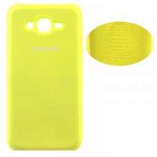 Чехол Silicone Cover Samsung J7 2015 J700, J7 Neo J701 желтый