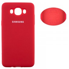 Чехол Silicone Cover Samsung J7 2016 J710 красный