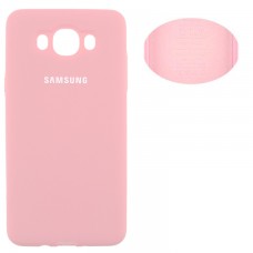 Чехол Silicone Cover Samsung J7 2016 J710 розовый