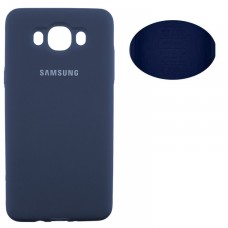 Чехол Silicone Cover Samsung J7 2016 J710 синий