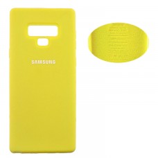 Чехол Silicone Cover Samsung Note 9 N960 желтый