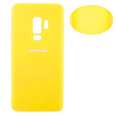 Чехол Silicone Cover Samsung S9 Plus G965 желтый