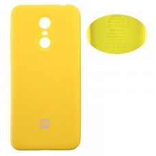 Чехол Silicone Cover Xiaomi Redmi 5 Plus желтый