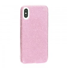 Чехол силиконовый Shine Apple Iphone XR розовый