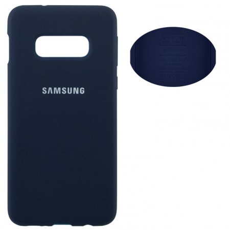 Чехол Silicone Cover Samsung S10E G970 синий
