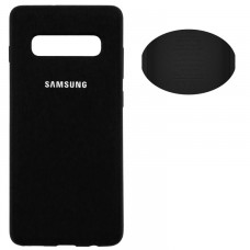 Чехол Silicone Cover Samsung S10 G973 черный