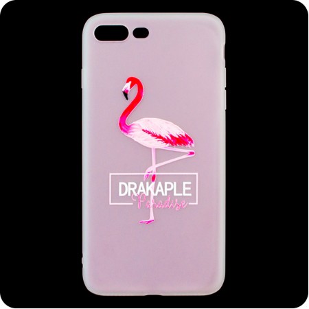 Чехол силиконовый Summer Apple iPhone 7 Plus, 8 Plus Flamingo