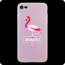 Чехол силиконовый Summer Apple iPhone 7, 8 Flamingo