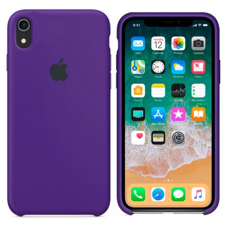 Чехол Silicone Case Apple iPhone XR фиолетовый 34