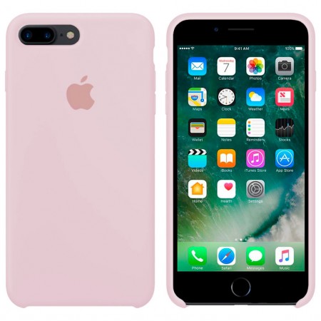 Чехол Silicone Case Apple iPhone 7 Plus, 8 Plus кремовый 10