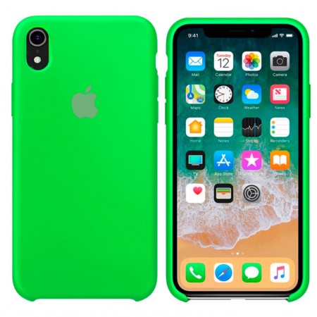 Чехол Silicone Case Apple iPhone XR ярко-зеленый 40