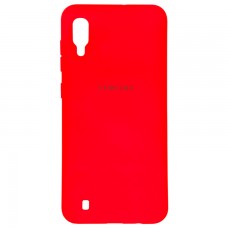 Чехол Silicone Case Full Samsung M10 2019 M105 красный