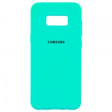 Чехол Silicone Case Full Samsung S8 Plus G955 бирюзовый