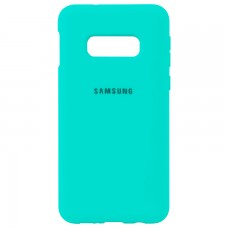 Чехол Silicone Case Full Samsung S10E G970 бирюзовый