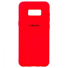 Чехол Silicone Case Full Samsung S8 Plus G955 красный