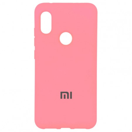 Чехол Silicone Case Full Xiaomi Mi6X, Mi A2 розовый