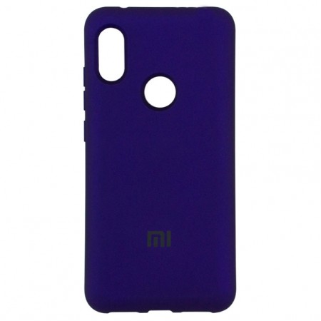 Чехол Silicone Case Full Xiaomi Mi6X, Mi A2 фиолетовый