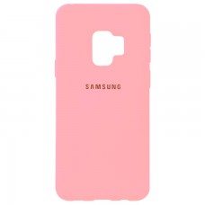 Чехол Silicone Case Full Samsung S9 G960 розовый